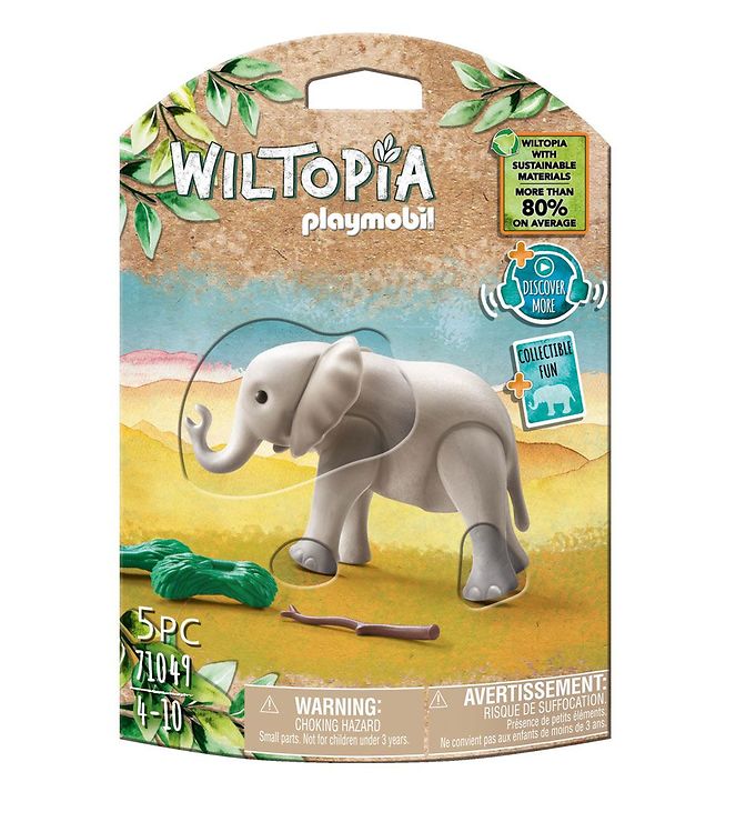 Playmobil Wiltopia - Elefant - 71049 - 5 Dele