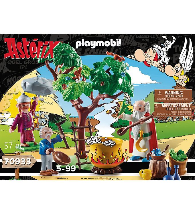 Image of Playmobil Asterix - Miraculix Med Trylledrik - 70933 - 57 Dele - OneSize - Playmobil Legetøj (284291-4038997)