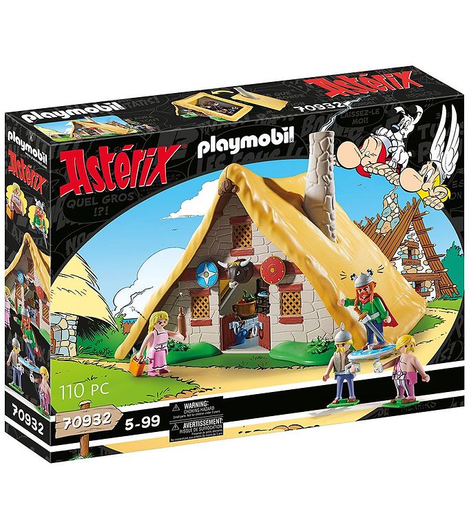 Image of Playmobil Asterix - Majestix's Hytte - 70932 - 110 Dele - OneSize - Playmobil Legetøj (284422-4041351)