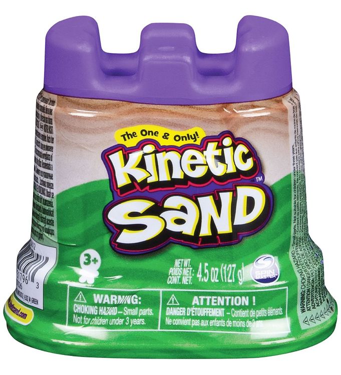 Kinetic Sand Strandsand – 127 gram – Grøn