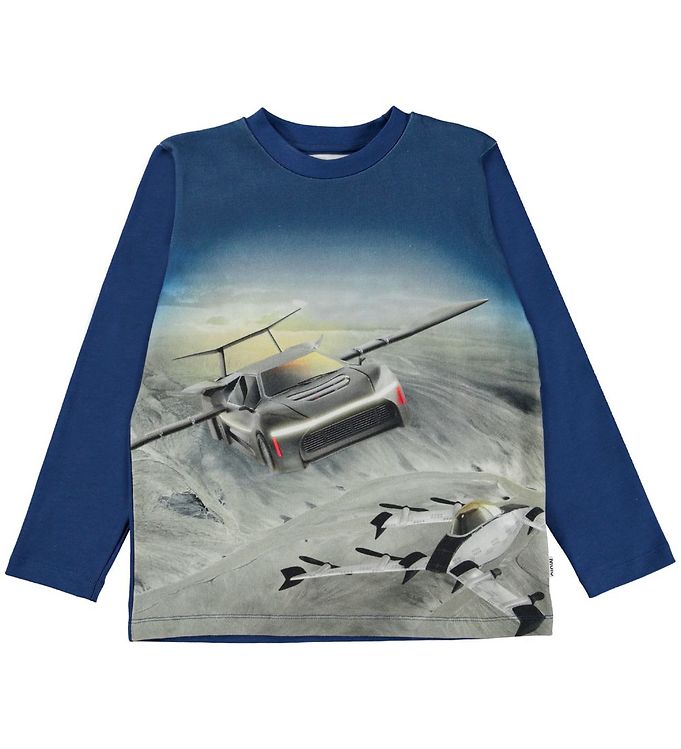 Molo Bluse - Reif - Fly Cars Blue