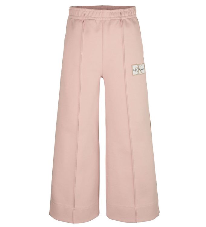 Image of Calvin Klein Sweatpants - Active Wide Leg Sweatpants - Pink Bloo - 16 år (176) - Calvin Klein Sweatpants (285959-4067593)