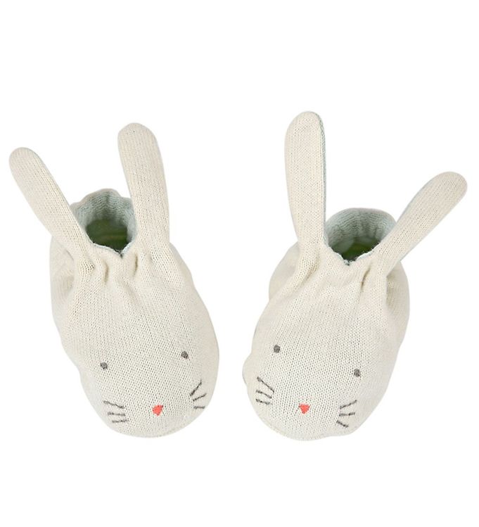 Image of Meri Meri Futter - Mint Bunny Baby Booties - OneSize - Meri Meri Futter (286023-4068989)