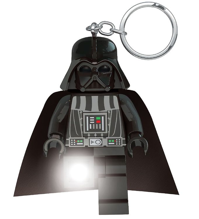 LEGO Star Wars Nøglering m. Lommelygte - Lego Darth Vader