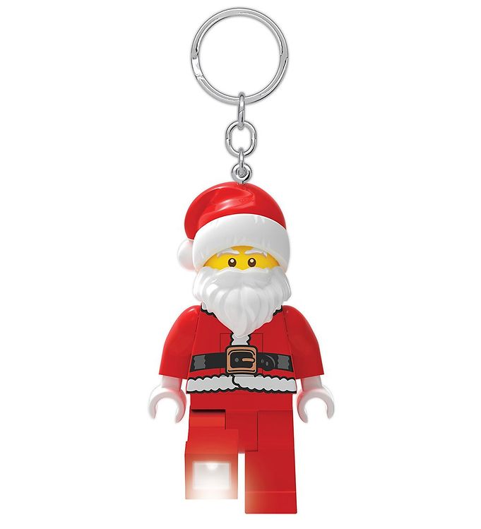 LEGO® Nøglering m. Lommelygte - LEGO® Santa
