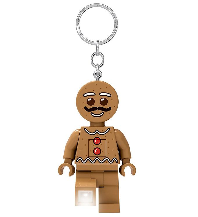 LEGO® Nøglering m. Lommelygte - LEGO® Gingerbread