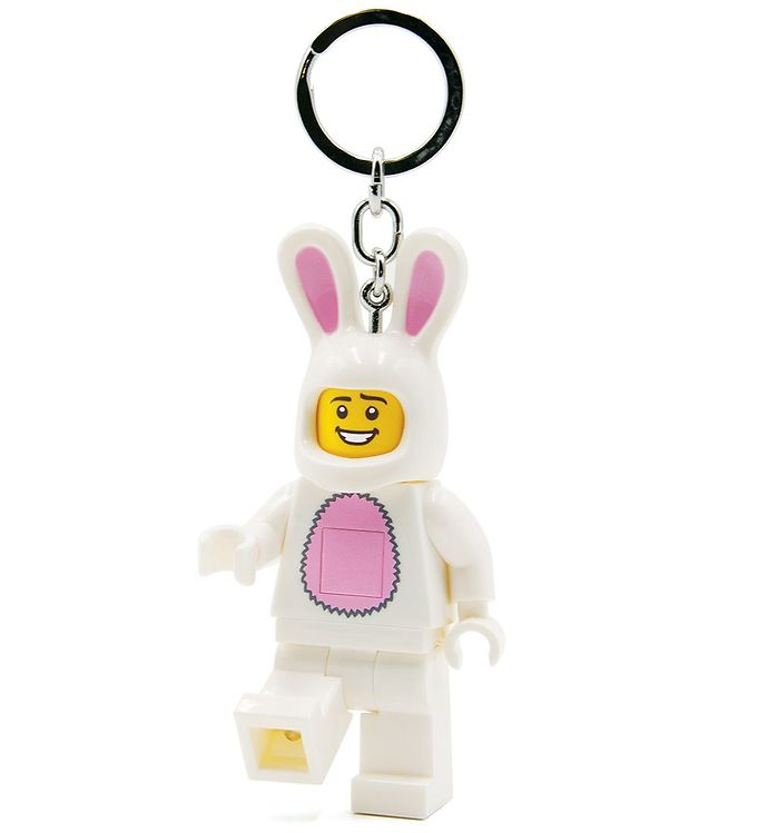 Lego - Ledlite Nøglering Med Led Lys - Kanin - 9 Cm