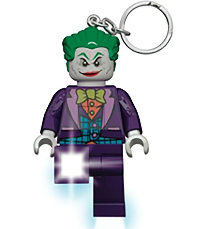 LEGOÂ® DC Nøglering m. Lommelygte - LEGOÂ® The Joker