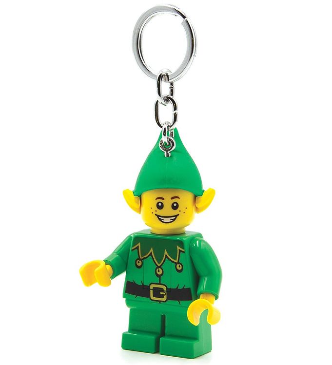 Lego - Ledlite Nøglering Med Led Lys - Alf - 9 Cm