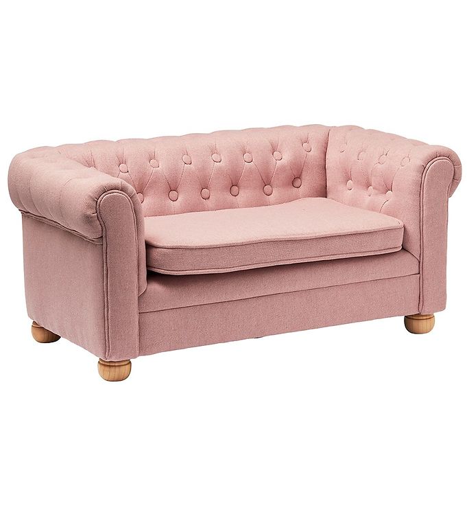 #2 - Kids Concept Sofa - Chesterfield - Rosa