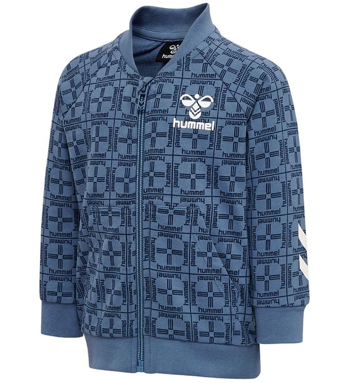 Hummel Cardigan - hmlTommy Blue Horizon m. Print male