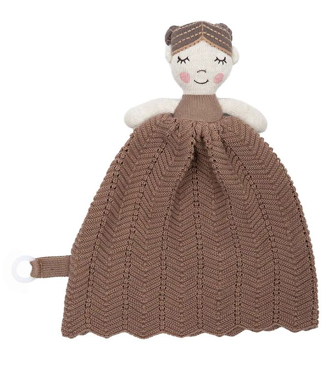 Smallstuff Nusseklud - 35x35 cm - Doll - Brown Sugar