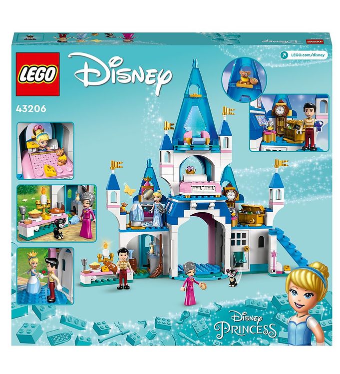 Duftende Hæderlig Pigment LEGO Disney - Askepot og Prinsens Slot 43206 - 365 Dele