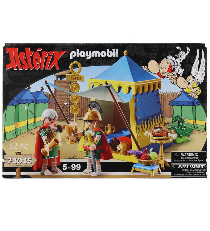 Image of Playmobil Asterix - Officerstelt Med Generaler - 71015 - 52 Dele - OneSize - Playmobil Legetøj (284520-4043100)