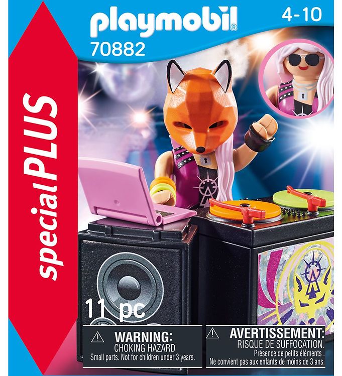Playmobil Specialplus Dj Med Pladespiller 70882 11 Dele