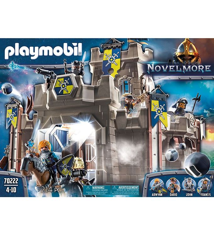 Dusør bjærgning Celebrity Playmobil Novelmore - Fæstning - 70222 - 214 Dele