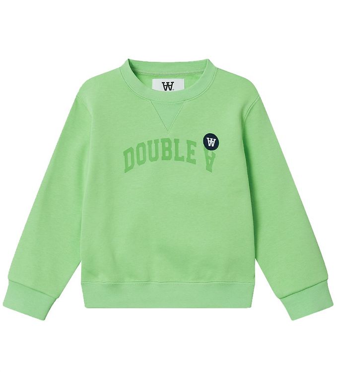 7: Wood Wood Sweatshirt - Rod Arch - Pale Green