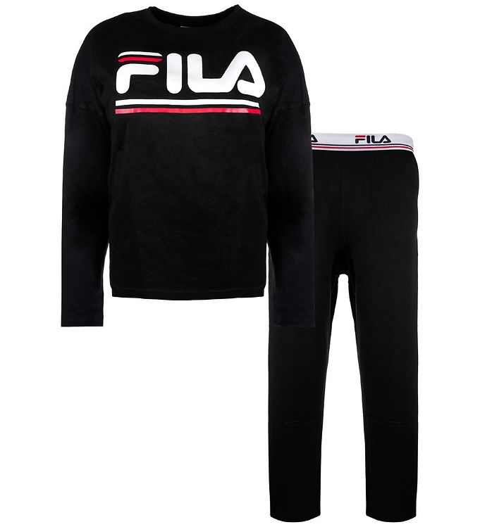 Fila Nattøj Sort Logo