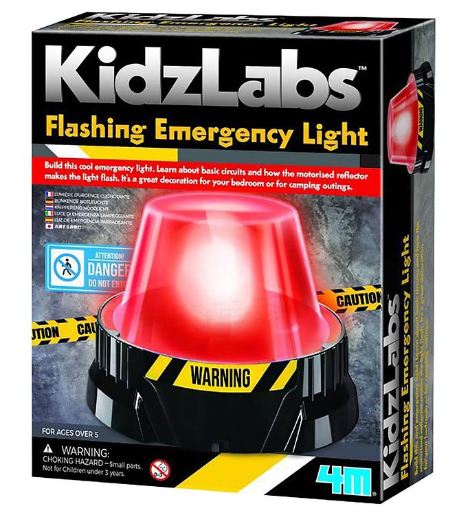 4M Katastrofelys- KidzLabs - Blinkende Katastrofe Lys unisex