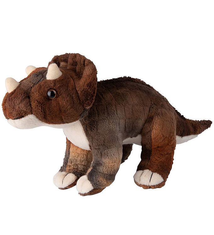 Bon Ton Toys Bamse - 29 cm - Triceratops - Brun/Beige