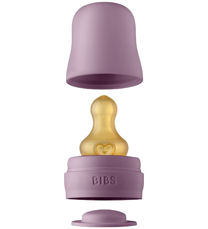 Bibs Flaskesut Sæt - 6 dele - Naturgummi - Mauve