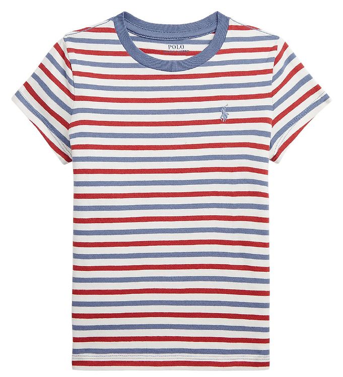 Polo Ralph Lauren T-shirt - SBTS II - Deckwash White/Rød/Blåstri
