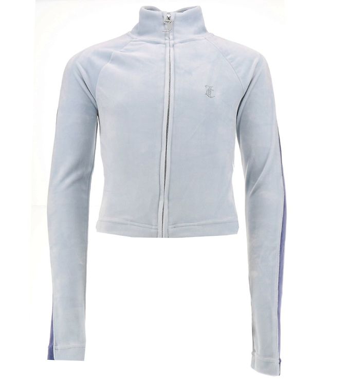 Juicy Couture Cardigan Velour Blue Fog