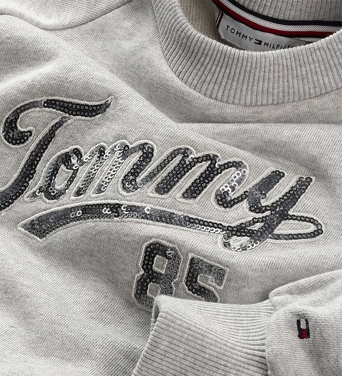 Tommy Hilfiger - Tommy Sweat Dress L/S Grey