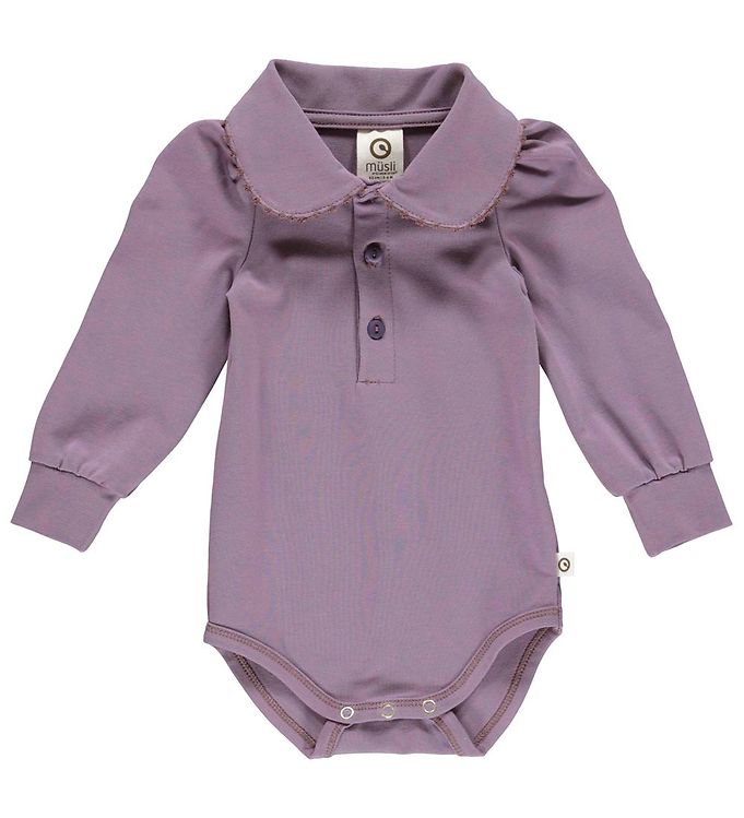 5: Cozy me Puff shirt body - Lilac fog - 80