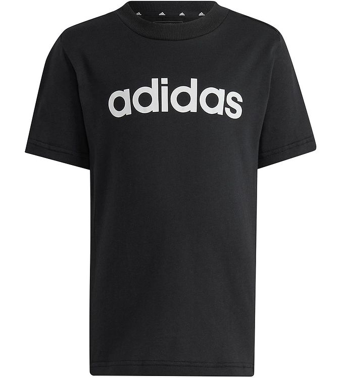 adidas Performance T-Shirt - LK LIN CO TEE - Sort/Hvid