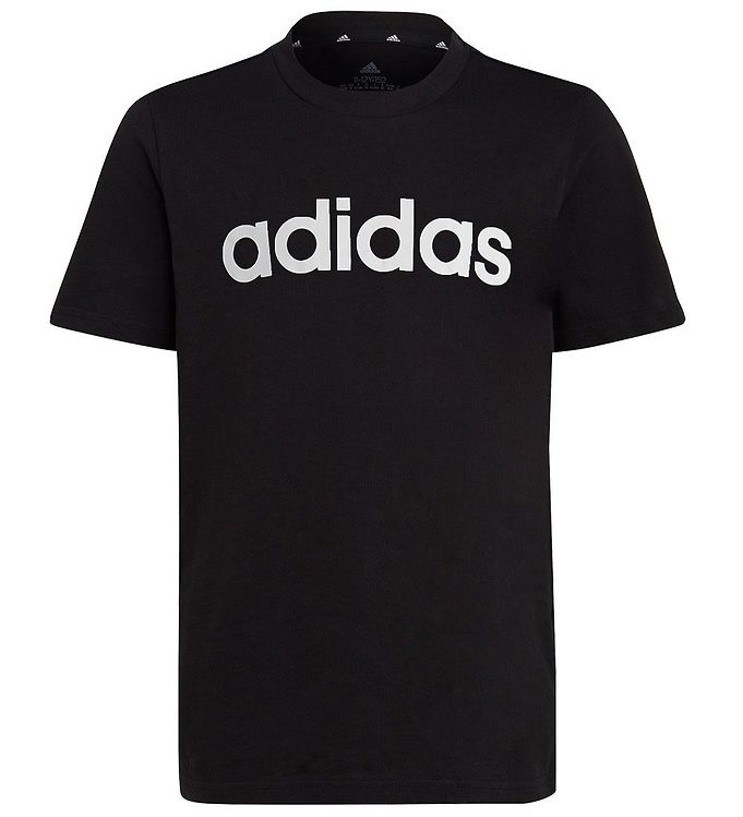 adidas Performance T-Shirt - U LIN TEE - Sort/Hvid
