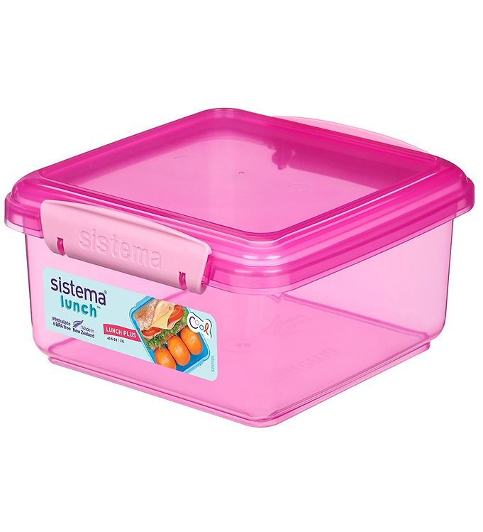 Image of Sistema Madkasse - Lunch Plus - 1,2 - Pink (287262-4111614)
