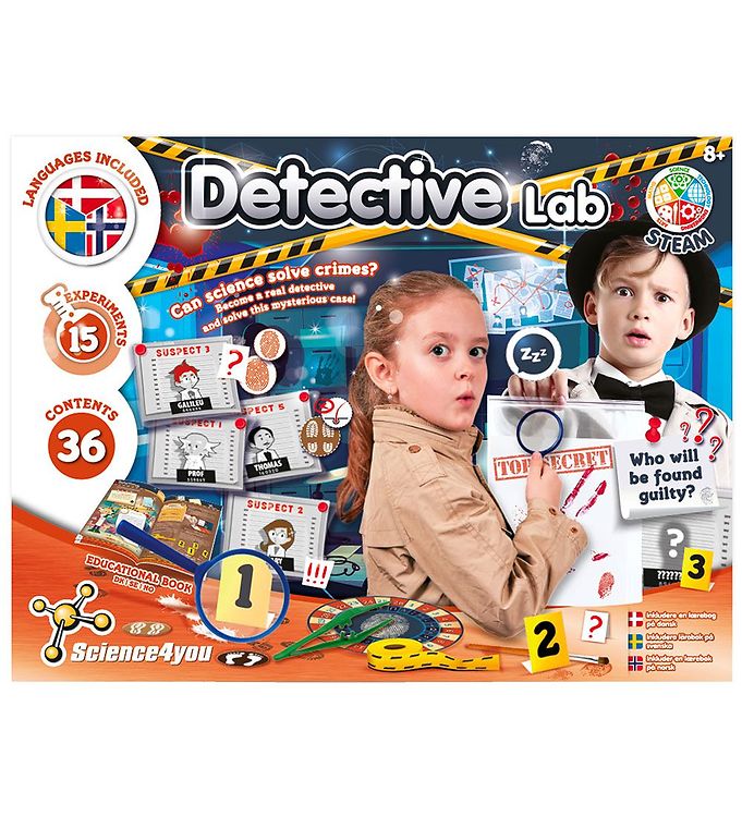 Image of Liniex Science4you Sæt - Detective Lab - OneSize - Science4you Legetøj (287425-4117113)