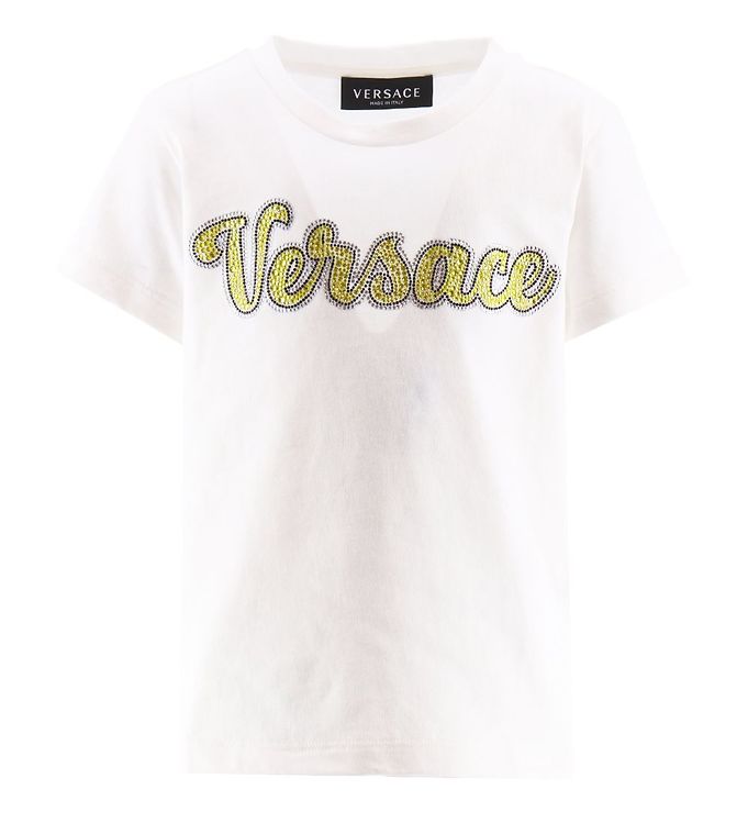 11: Versace T-shirt - Hvid m. Similisten