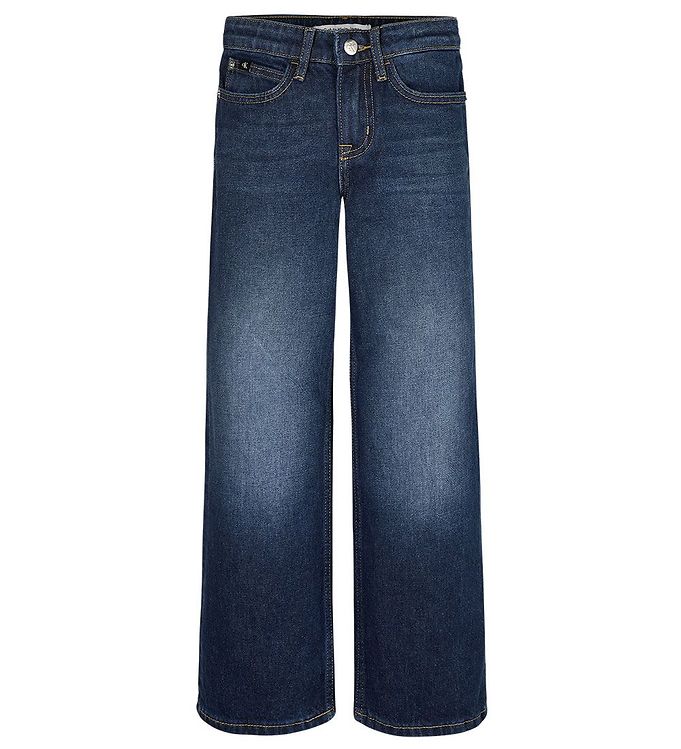5: Calvin Klein Jeans - Wide Leg High Rise - Dark Blue