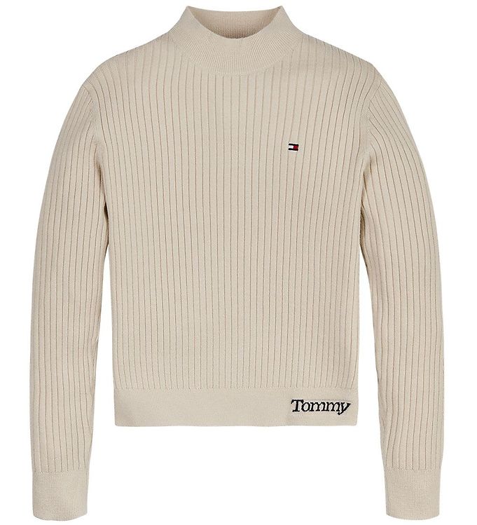 Tommy Hilfiger Bluse - Comfy Rib Essential Sweater - Heathered