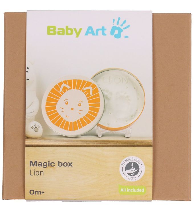 Baby Art Hånd- Og Fodaftryk Sæt - Magic Box Lion unisex