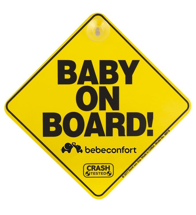 Image of Bebeconfort Skilt til Bil - Baby On Board! - OneSize - Bebeconfort Tilbehør (287835-4130339)