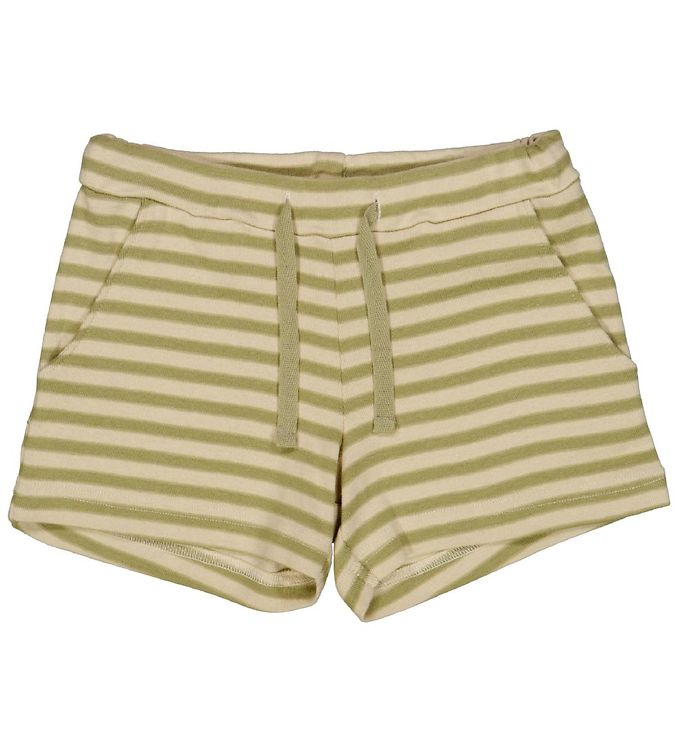 9: Wheat Shorts - Walder - Green Stripe