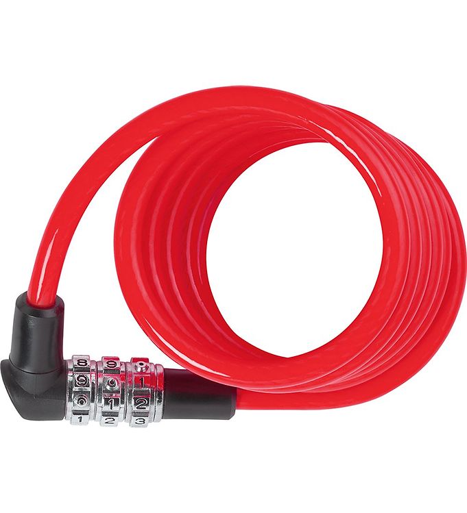 Billede af Abus Spirallås - 3506C - 120 cm - Rød