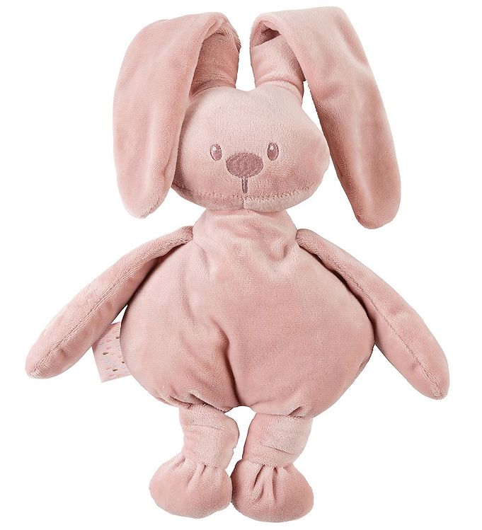 Image of Nattou Bamse - Krammedyr Lapidou Rabbit - 30 cm - Old Pink - OneSize - Nattou Bamse (288293-4134286)
