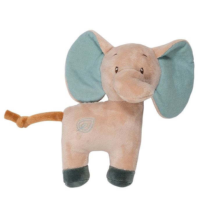 Nattou Rangle - Axel Elephant - 20 cm - Grøn/Beige