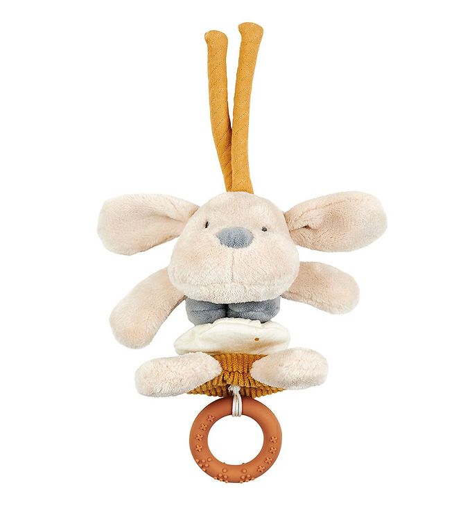 Nattou Aktivitetslegetøj - Vibrating Dog Charlie - 20 cm - Beige