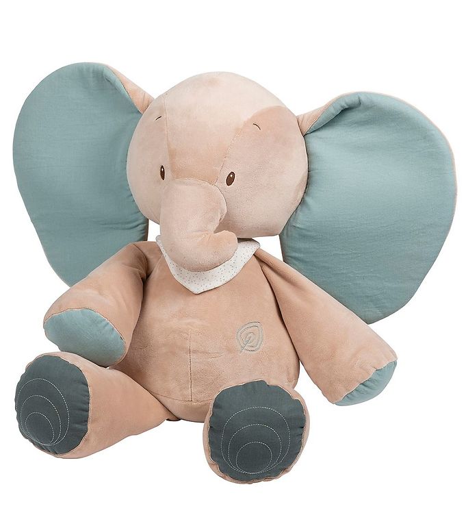 Image of Nattou Bamse - 75 cm - Cuddly Axel Elephant - Brun - OneSize - Nattou Bamse (288354-4134616)