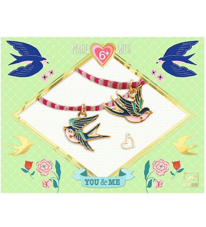 #3 - Djeco Smykkesæt - Bird Ribbons