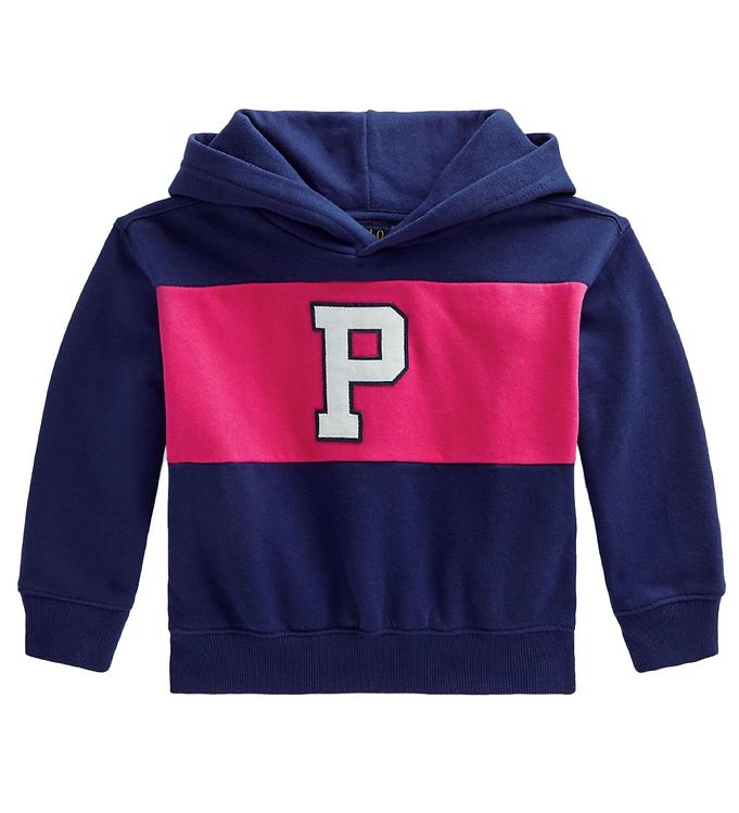 Polo Ralph Lauren Hættetrøje - Boston Commons - Blå/Pink