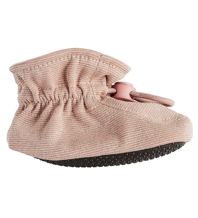 Melton Futter - Polyester/Silke - Rosa Glimmer - 26/27 - Melton Hjemmesko fra Melton - Babystil