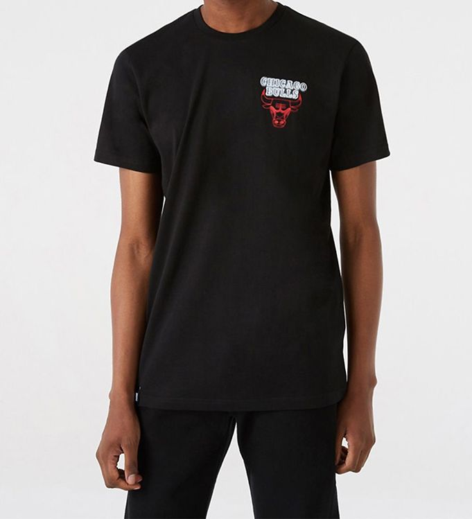 Image of New Era T-Shirt - Chicago Bulls - Sort - S - Small - New Era T-Shirt (226321-1116390)
