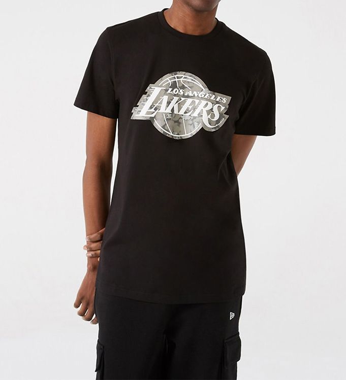 Image of New Era T-Shirt - Los Angeles Lakers - Sort - S - Small - New Era T-Shirt (226312-1116346)