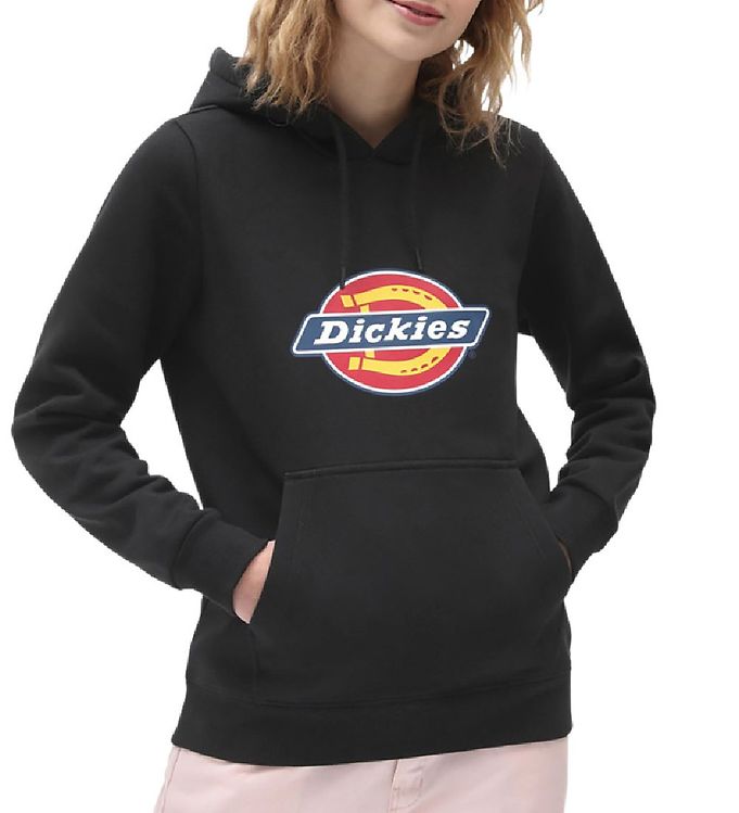 #3 - Dickies Hættetrøje - Icon Logo - Sort